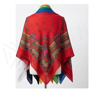 Pañuelo Cuadrado de Seda 100% para Mujer NORTH APPROACH, Estampado Digital Floral, Elegante, Multifuncional, para Uso en Exteriores, Accesorio de Moda - Product Image 2