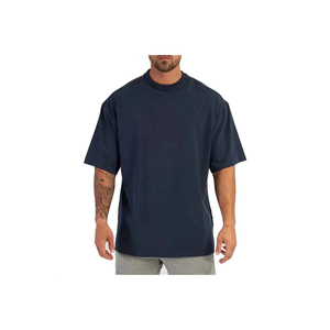 เสื้อยืดผู้ชายไซส์ใหญ่ ขายส่ง แบบเรียบ รับสกรีนโลโก้ คุณภาพสูง - Product Image 2