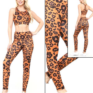 Conjunto de Yoga para Mujer, Ropa Deportiva para Gimnasio, Conjuntos Deportivos, Bra y Leggings Sin Costuras, Conjuntos de 2 Piezas para Mujer en Venta - Product Image 1