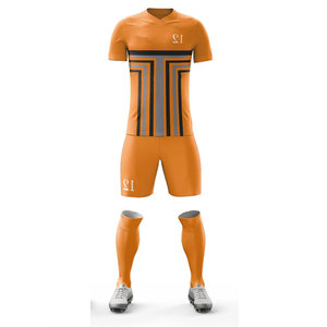 Ensembles d'uniformes 100 % polyester, kit complet, vente chaude, ensembles d'uniformes sportifs vintage, tenues de football et de soccer extensibles par sublimation - Product Image 6