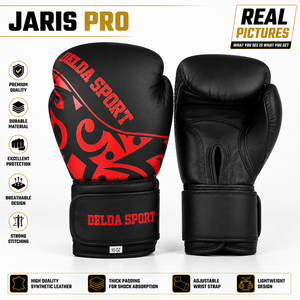 Guantes de boxeo personalizados hechos de PU y cuero genuino, guantes de boxeo profesionales para clubes de boxeo, guantes para combates de boxeo - Product Image 1