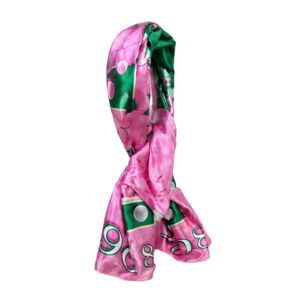 Pink Green Large <b>Scarf</b> Women Fashion Printed Design Soft Wrap Shawl Casual Winter Accessory Elegant Neckwear Stylish Apparel - Product Image 1