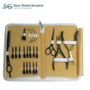 Kit de Extensiones de Cabello Profesional Multifuncional de Acero Inoxidable de Alta Calidad para Barbería y Salón, Etiquetas Personalizadas SAAR GLOBAL SURGICAL - Product Image 1
