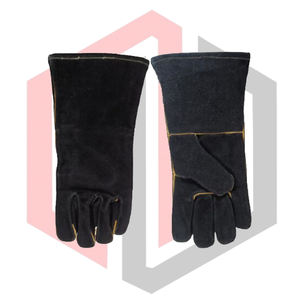 ถุงมือหนังกันไฟคุณภาพสูง ทนความร้อน ใช้สำหรับดับเพลิง ขนาด 14 นิ้ว ปราศจากซิลิโคนและแป้ง - Product Image 5