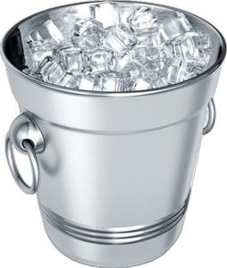 Luxury celebration decor wine cooling container chic entertaining piece upscale <b>serving</b> bucket metallic party decor wine - Product Image 2