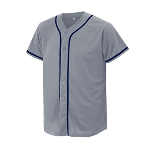 Professional Manufacturer Breathable <b>Material</b> Baseball Jersey Short Quick Dry Low MOQ Cheap Price Custom Logo Adults 100% - Product Image 1
