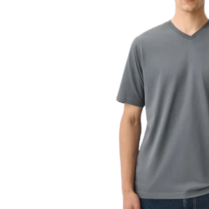 Camiseta de Cuello Redondo para Hombre, Corte Regular, Manga Corta, Informal, Personalizada, Algodón Jersey, Uso Diario, Prenda Básica, Fabricante OEM - Product Image 1