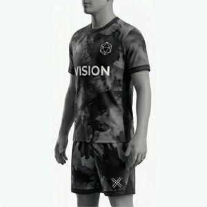 Conjunto de Uniforme de Fútbol para Hombre Vision, Sublimado con Estampado Geométrico, Transpirable, Manga Corta, Personalizado, para Todas las Temporadas, Corte Regular, Adulto - Product Image 4