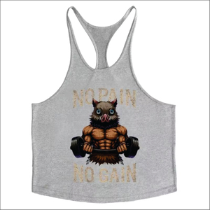 เสื้อกล้ามผู้ชายพรีเมียม ผ้าฝ้าย ระบายอากาศดี ทรงสปอร์ต นุ่มสบาย ใส่ลำลองในฤดูร้อน สีพื้นเรียบๆ ขายส่ง - Product Image 5