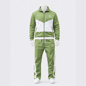Unisex Purple <b>White</b> Color Blocking <b>Tracksuit</b> Full Zip Stand Collar Sporty Style With Side Pockets Autumn Wear - Product Image 4