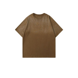 OEM Service Acid Washed Oversized T-Shirt Ringers Men Heavyweight <b>100</b>% Cotton Eco-Friendly Vintage Custom Design Wholesale - Product Image 1