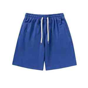 กางเกงขาสั้นออกกำลังกายผู้ชายคุณภาพสูงสำหรับฤดูร้อน แบบขาดๆ เอวยางยืด แห้งเร็ว สวมใส่สบายๆ สำหรับเล่นกีฬา - Product Image 4
