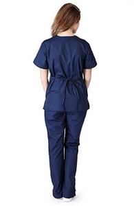 2026 Fashionable XL Spandex <b>Doctors</b> Uniforms Comfortable Top Designs Medical Summer Hospital Scrubs <b>Sets</b> Customized Knitted - Product Image 4