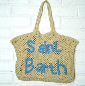 Grand sac de plage en jute pour les sorties en famille, permet de transporter facilement serviettes, vêtements et accessoires de plage - Product Image 3