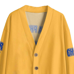 Cardigan en Coton Tricoté Décontracté pour Homme, Coupe Ample et Oversize, Vente en Gros, Tendance, Service OEM ODM Disponible - Product Image 5