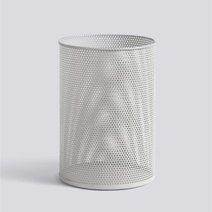 Heavy Duty Galvanized Steel Trash Can No <b>Lid</b> Side Handles Durable Outdoor Industrial Waste <b>Bin</b> Metal Storage Bucket Silver Can - Product Image 6