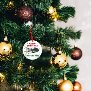 Adorno con estampado divertido de vacaciones navideñas |   Adornos Navideños para Autocaravanas, Decoración Colgante para Árbol de Navidad, Venta al por Mayor - Product Image 4