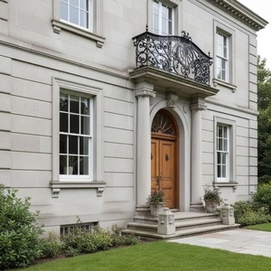 Victorian-style <b>wall</b>-<b>mounted</b> wrought iron railing, featuring an elegant design, rust resistance, and easy installation. - Product Image 6