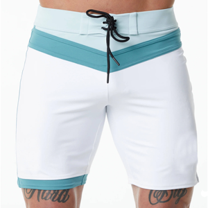 Men's Eco-Friendly Casual Solid Pattern Summer Beachwear Swim Trunks Boardshorts Quick Dry Breathable for Swimming - Product Image 3