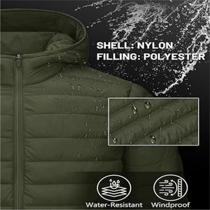 Chaqueta Acolchada Brillante Personalizada de Fabricante, Abrigo de Invierno Tipo Burbuja para Mujer, Hombre, Unisex, con Cierre, Cortavientos para Exteriores, Chaqueta Abrigada con Relleno de Plumón - Product Image 6