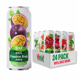 500ml pour VINUT Boisson de jus de fruits aromatisée sans sucre avec pulpe OEM/ODM Marque privée Échantillon gratuit du Vietnam - Product Image 1