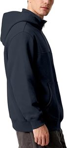 Vente en gros économique : Sweat à capuche zippé pour homme 400 g/m² en molleton épais de coton et polyester, avec logo personnalisé, pour l'hiver, Pakistan Micah Corp - Product Image 2