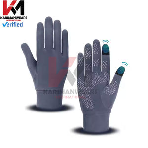 Gants de sport thermiques unisexes, doublure intérieure douce, manchette élastique au poignet, résistants au vent, pour les activités de plein air par temps froid - Product Image 4
