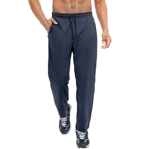 Pantalones deportivos personalizados 100% algodón para hombre, color y logotipo personalizados, pantalones de chándal para uso en exteriores. - Product Image 1