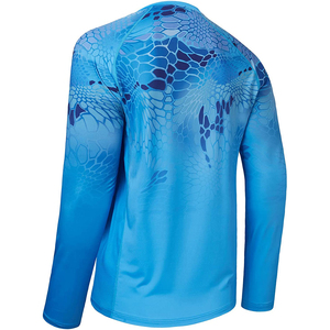 Camisa de Pesca de Manga Larga con Protección UV UPF 50, Sublimada, de Secado Rápido, Personalizada con Logotipo, para Hombre, Venta al Por Mayor - Product Image 2