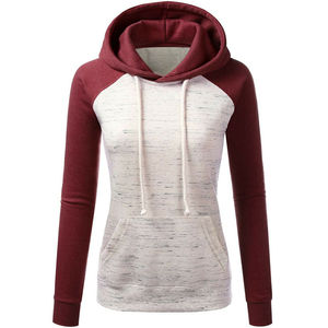Sweat à capuche oversize doublé pour femme, en molleton, motif écossais délavé, 100 % coton écologique, style streetwear, avec broderie - Product Image 4