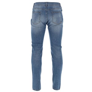 Pantalones de Moda para Hombre, Pantalones Vaqueros de Algodón Transpirable, Lavados, Rectos, de Color Sólido, con Cintura Elástica, Servicio OEM - Product Image 6