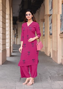 Heavy Rayon Women's <b>Kurti</b> Collection with Embroidery and Handwork - Product Image 5