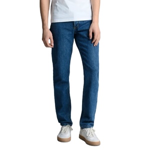 Jeans en denim pour hommes prêts à être expédiés, coupe slim, pantalons skinny, jeans pour hommes, pantalons droits taille haute - Product Image 5
