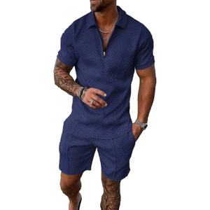 Ensembles courts pour hommes, tenues 2 pièces, polo, mode, survêtements d'été, ensemble décontracté, ensemble à manches courtes et shorts pour hommes - Product Image 5