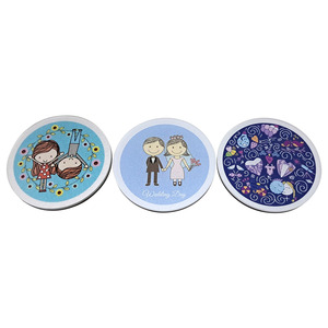 Imán Redondo de Acrílico Azul para Refrigerador, Recuerdo de Boda para Parejas, Regalo Decorativo - Product Image 5