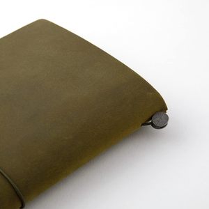 DESIGNPHIL Carnet de Voyage Fabriqué au Japon, Format Standard, Couverture Rigide en Cuir Véritable, Journal Rechargeable, Agenda de Voyage, Cadeau - Product Image 2