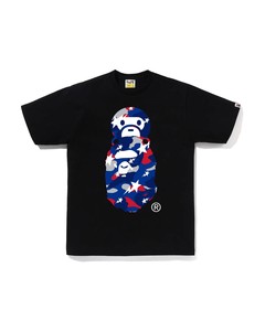 Unisex Black T-<b>Shirt</b> American Flag <b>Camouflage</b> Print Short Sleeve Streetwear Regular Fit 100% Cotton Jersey O-Neck Knitted - Product Image 6
