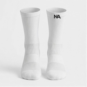 NA Crew <b>Socks</b> White Breathable Cotton Basketball <b>Socks</b> for Adults Summer - Product Image 1