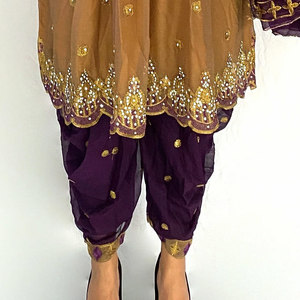 Robe afghane pour femmes, tenue musulmane traditionnelle élégante, vêtements ethniques brodés à manches longues, coupe ample, tenue modeste et confortable - Product Image 3