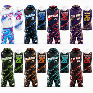 Ensemble de maillots de football américain personnalisés pour jeunes, imprimés, séchage rapide, sublimation, respirant, léger, pour l'été, avec étiquette privée OEM - Product Image 2