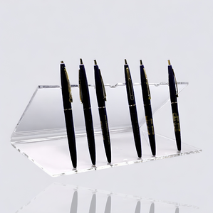 Expositor de acrílico para bolígrafos, venta al por mayor de artículos de papelería, soporte y expositor de acrílico ecológico para bolígrafos, soporte promocional para bolígrafos - Product Image 1