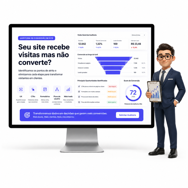 Website Conversion Audit for Businesses with Improved UX More Leads Digital Trust and AI Sales Structure