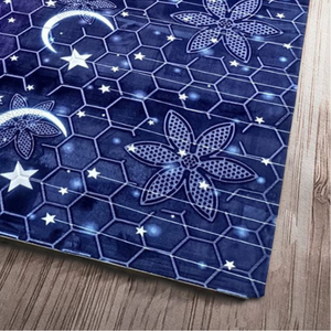 Tapis moderne gaufré en polyester de haute qualité fabriqué à la machine, motif abstrait doux et lisse Ensemble de tapis en mousse haute densité Shufu - Product Image 2