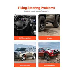 Crémaillère de direction assistée hydraulique compatible avec Lexus GX470 V8 4.7L 2003-2009 pour modèle V6 4.0L, numéro de modèle D0100X3WHFP - Product Image 6