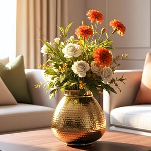 Florero Decorativo Moderno de Metal de Lujo para Sala de Estar, Base Antideslizante, Resistente al Óxido, al Mejor Precio - Product Image 6