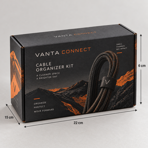 ชุดอุปกรณ์จัดเก็บสายเคเบิล VANTA แบบกำหนดเอง กล่องบรรจุภัณฑ์พิมพ์ลายลูกฟูก - Product Image 5