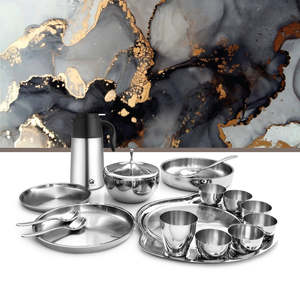 Nifty 72 PCS Juego de vajilla de acero inoxidable para 6 personas - Product Image 1