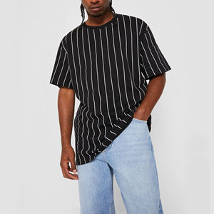 T-shirts pour hommes de qualité professionnelle, vente en gros, 260 g/m², surdimensionnés, personnalisés, en coton épais, avec motifs graphiques - Product Image 2