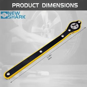 Chiave a Cricchetto Automatica a 360 Gradi con Design a Manopola Anteriore e Posteriore, Utensile Manuale per Situazioni di Emergenza - Product Image 1