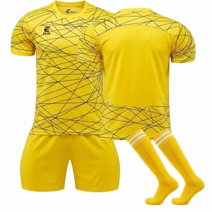 2025 New Design Custom Sublimation Soccer Jersey Set Breathable Football Uniform Kit with <b>Shorts</b> and Socks for Men Women Team - Product Image 1